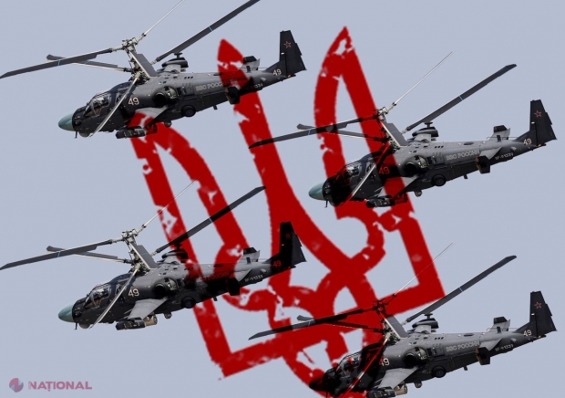 Pierderi importante pentru armata lui Putin. Patru elicoptere rusești au fost DOBORÂTE de forțele armate ale Ucrainei