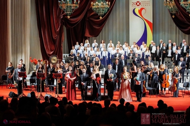 FOTO, VIDEO // Trei TENORI ieșeni și trei SOPRANE din R. Moldova, spectacol extraordinar la Chișinău, pentru a marca 20 de ani de la fondarea Institutului Cultural Român: „Aici trăiesc români, aici se creează cultură românească”