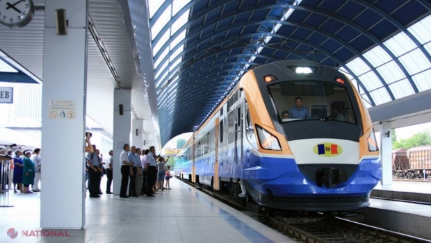 Trenul de pe cursa Chișinău-București a fost repus în circulație ZILNICĂ