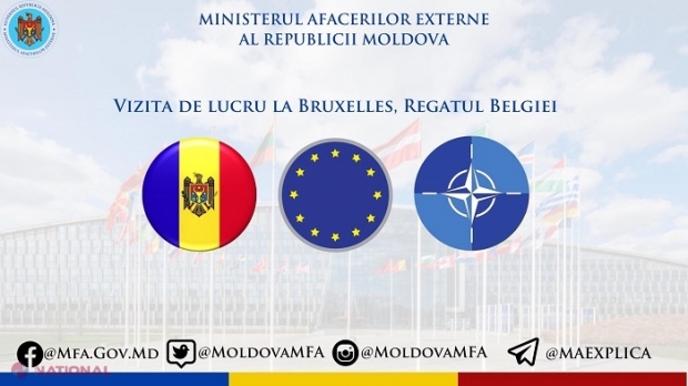 Delegație a R. Moldova, la Cartierul General NATO: Perspectivele parteneriatului cu Alianța Nord-Arlantică, în condițiile schimbărilor de țin de securitatea internațională, pe agenda de discuții