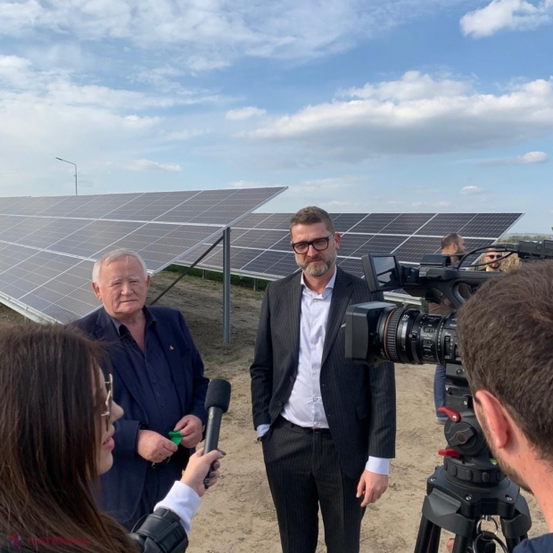Unul dintre cei mai importanți investitori ROMÂNI din R. Moldova, independent din punct de vedere energetic. Întreprinderea a inaugurat un parc fotovoltaic, care va asigura 70 la sută din consumul total de energie
