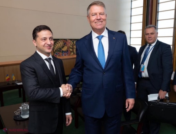 Volodimir Zelenski mulțumește României pentru sprijinul militar în apărarea Ucrainei și lui Klaus Iohannis pentru susținerea aderării țării sale la UE