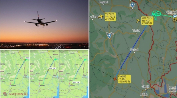 Panică la bordul unei aeronave a companiei „FlyOne”. Avionul care zbura din Chişinău spre Germania a fost redirecţionat pe aeroportul Otopeni din cauza unei defecţiuni tehnice