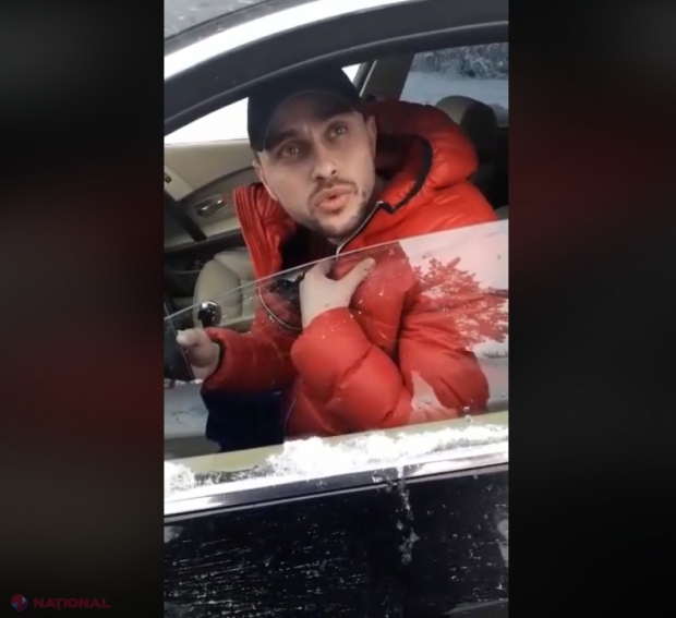 VIDEO // Noi imagini cu șoferul care i-a cerut unui inspector de patrulare să vorbească în LIMBA RUSĂ: „BMW” cu numere bulgărești