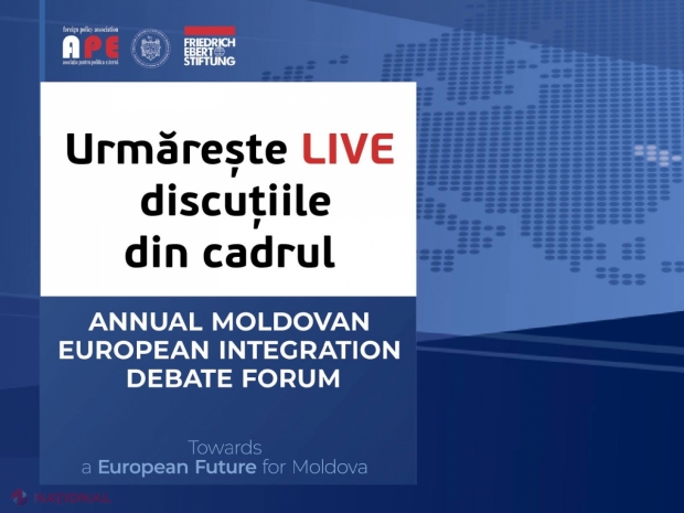 LIVE VIDEO // Annual Moldovan European Integration Debate Forum. Iurie Leancă: O perioadă TURBULENTĂ în relațiile UE - R. Moldova, dialogul nostru a ÎNCETINIT