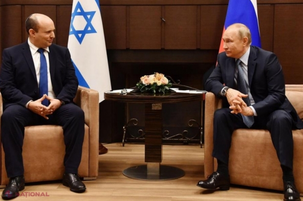 Putin și-a cerut SCUZE de la premierul israelian Naftali Bennett pentru declara'iile lui Lavrov