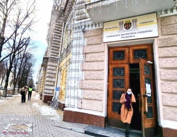 Acces RESTRICȚIONAT în Primăria Chișinău