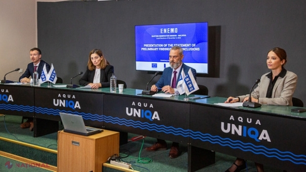 ENEMO: „Sunt îngrijorătoare suspiciunile aferente tentativelor coordonate și larg răspândite de a influența voința alegătorilor din 5 noiembrie prin cumpărarea voturilor”