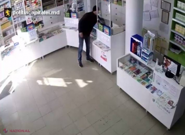 Cerea SCUTECE și FURA bani. Ce schemă aplica un tânăr în farmaciile din Chișinău