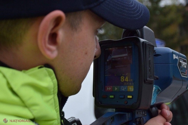 ATENȚIE, șoferi! Poliția anunță că intensifică acțiunile de detectare a șoferilor care încalcă limita de viteză pe drumurile din R. Moldova