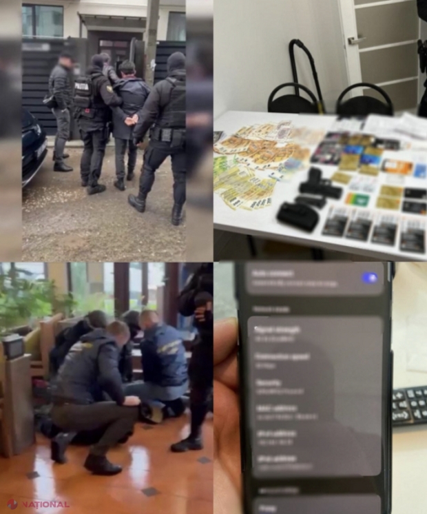 VIDEO // Poliția a REȚINUT șapte cetățeni străini care invocau accidente rutiere și estorcau bani de la cetățenii R. Moldova, prezentându-se ca fiind angajați ai organelor de drept: 15 victime și sume între 5 000 și 20 000 de euro oferite escrocilor