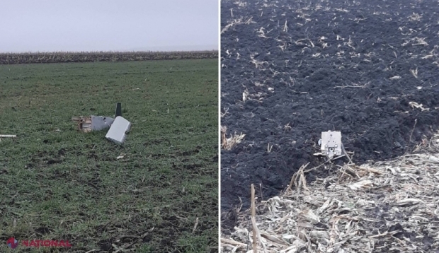 O nouă dronă a căzut pe teritoriul unei localități din raionul Taraclia. Poliția a izolat imediat locul
