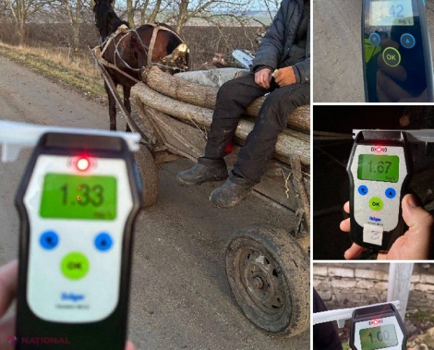 FOTO // Căruțașii beți, PERICOL public. Au fost atribuiți de Poliție la categoria „conducători auto”. Opt dintre aceștia au fost prinși în stare de ebrietate la… HĂȚURI