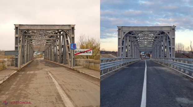 VIDEO // Un nou PROIECT implementat de România. Podul peste râul Prut, care leagă Giurgiulești de Galați, cu o lungime de 125 de metri, dat în exploatare