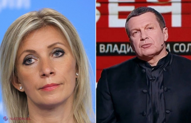 Soloviov, principalul propagandist al lui Putin, DERANJAT că Parlamentul R. Moldova a înlocuit „limba moldovenească” cu „LIMBA ROMÂNĂ”. Și Maria Zaharova a reacționat: „Sub Maia Sandu, R. Moldova își abandonează limba maternă”