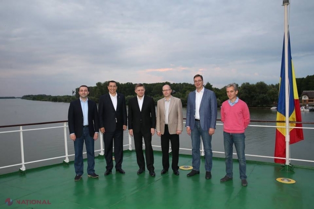 Leancă s-a întâlnit în Delta Dunării cu prim-miniștri din cinci state