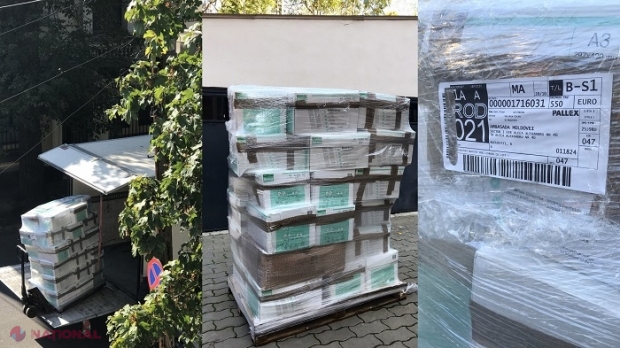 FOTO // Mai multe edituri din România au donat, prin intermediul Ambasadei R. Moldova la București, cărți și caiete de scriere în limba română