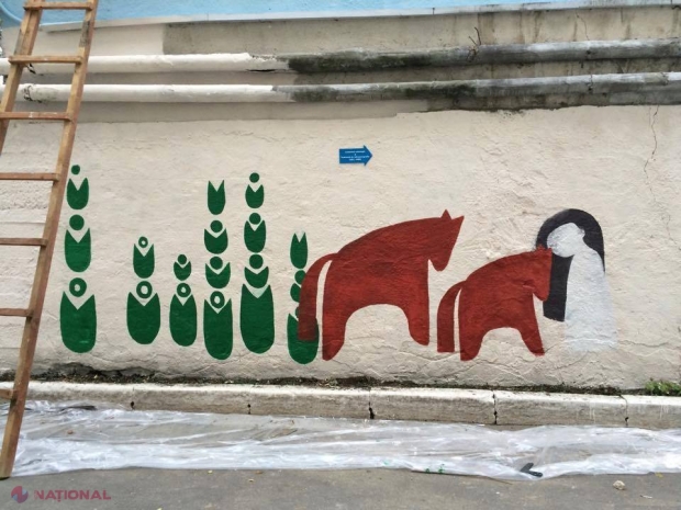 TERAPIE prin artă // Pereții unui spital pentru copii din Chișinău, DECORAȚI de voluntari