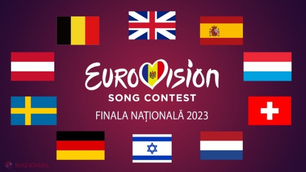 Finala Națională Eurovision 2023 va fi retransmisă, pentru prima dată, în zece țări