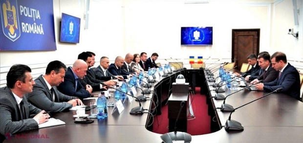 Conducerea Poliției din R. Moldova, vizită la Inspectoratul General al Poliției Române: Relații mai strânse de colaborare