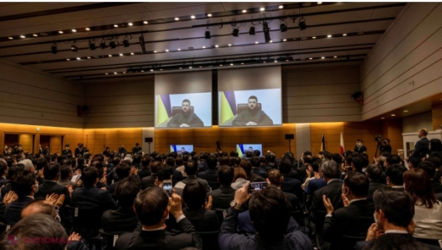 VIDEO // Zelenski, aplaudat și în Parlamentul din Tokyo: A criticat ONU și a cerut Japoniei să crească presiunea sancțiunilor asupra Rusiei