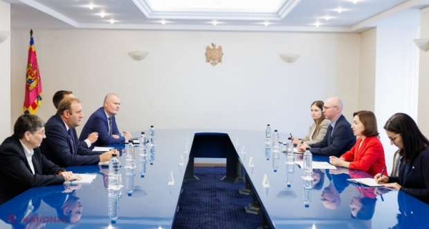 Misiunea de parteneriat al Uniunii Europene, primele 100 de zile în Republica Moldova: Cosmin Dinescu, întrevedere cu Maia Sandu