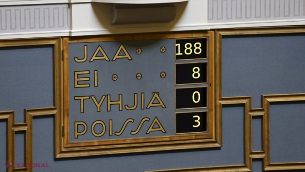 Parlamentul finlandez a aprobat cu o majoritate covârșitoare cererea de aderare la NATO