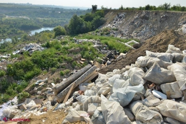 Gunoiștea din Trușeni, situată pe malul Bâcului, DENUNȚATĂ la Procuratură: Se cere sancționarea vinovaților