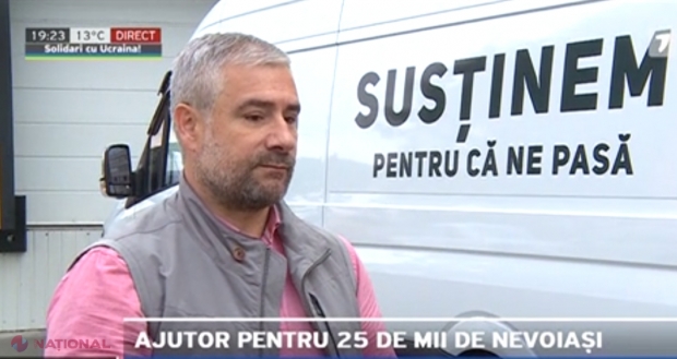 VIDEO // „Susținem pentru că ne pasă” - campanie de CARITATE de amploare în R. Moldova. Circa 25 000 de familii nevoiașe vor primi COLETE cu produse alimentare din partea A.S.I.C.S