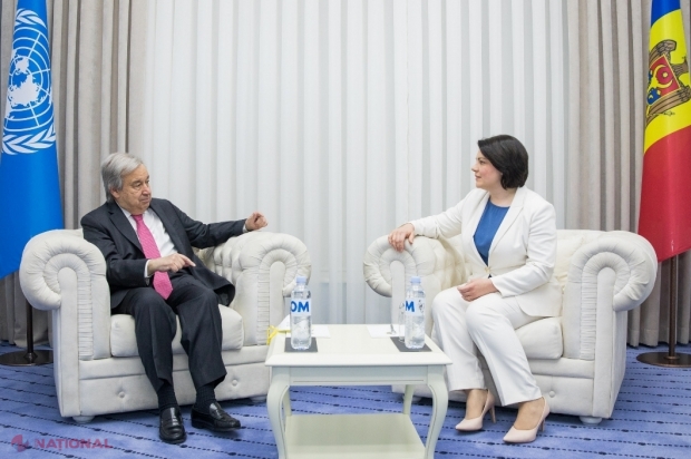 ONU își va EXTINDE programele desfășurate în R. Moldova. Antonio Guterres, IMPRESIONAT de solidaritatea moldovenilor cu refugiații ucraineni. Autoritățile așteaptă de URGENȚĂ 106 milioane de dolari colectate de agențiile ONU