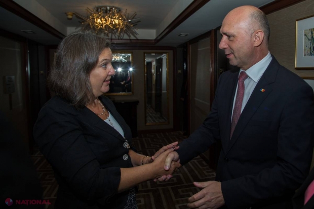 Victoria Nuland i-a cerut premierului Pavel Filip să îndeplinească toate condițiile FMI
