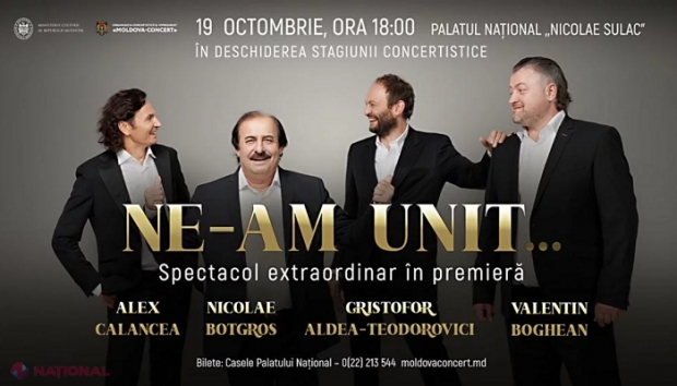 TITANII // Botgros, Boghean, Aldea-Teodorovici și Calancea, concert de zile mari împreună: „Ne-am UNIT”