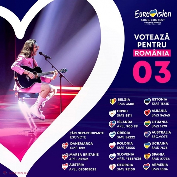 EUROVISION // Reprezentantul României, Theodor Andrei, urcă azi pe scena de la Liverpool și se bate pentru un loc în finala concursului