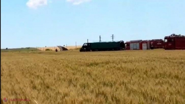 VIDEO // Un avion MIG s-a PRĂBUȘIT lângă baza NATO de la Mihail Kogălniceanu