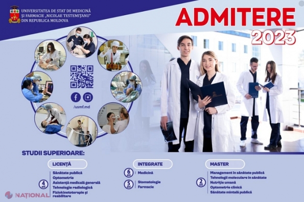 Universitatea de Stat de Medicină și Farmacie „Nicolae Testemițanu” va da startul ADMITERII pe 19 iulie