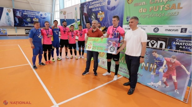 VIDEO // A.S.I.C.S. a premiat echipele clasate pe podium la Cupa municipiului Chișinău „Primăvara 2023”