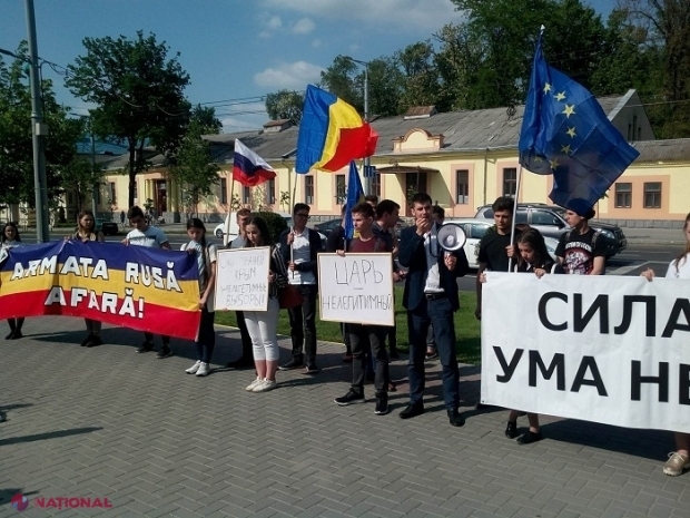 VIDEO // PROTEST în fața Ambasadei Rusiei: „Plecați acasă!”