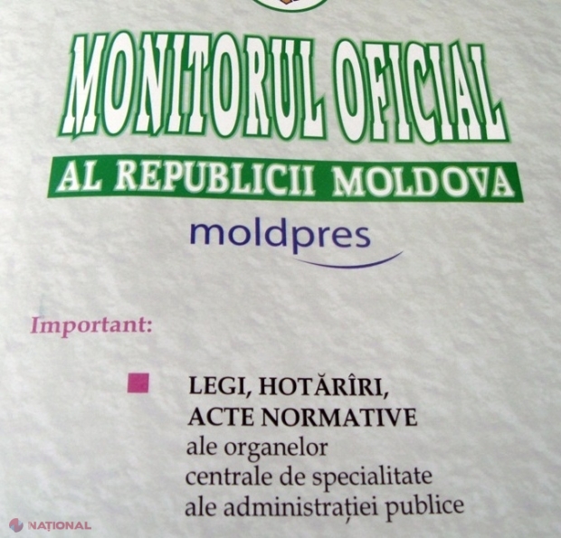 Legea prin care sintagma „limba moldovenească” a fost înlocuită cu „limba română” în legislația națională, inclusiv în Constituție, a intrat în vigoare
