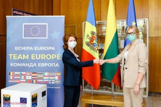 Lituania a donat Republicii Moldova un lot de 26 500 de doze de vaccin AstraZeneca