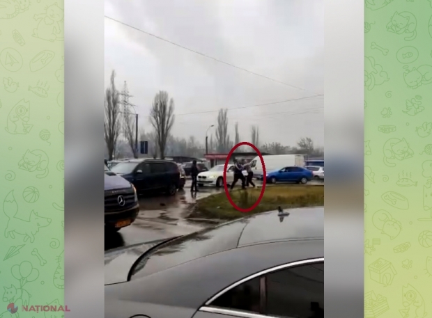 VIDEO // K1 pe străzile capitalei. Doi șoferi și-au împărțit PUMNI în trafic