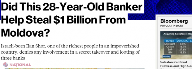BLOOMBERG se întreabă: A furat acest bancher de 28 de ani un MILIARD de dolari din Moldova?