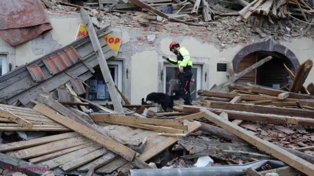 Imagini greu de privit din Croația după cutremurele puternice. Sute de soldați trimiși la locul dezastrului caută răniți sub dărâmături