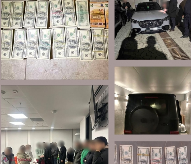 VIDEO // Organele de drept au destructurat un grup criminal organizat, specializat în spălări de bani în serie și escrocherii în proporții deosebit de mari. Cetățenii străini erau victimele preferate ale escrocilor