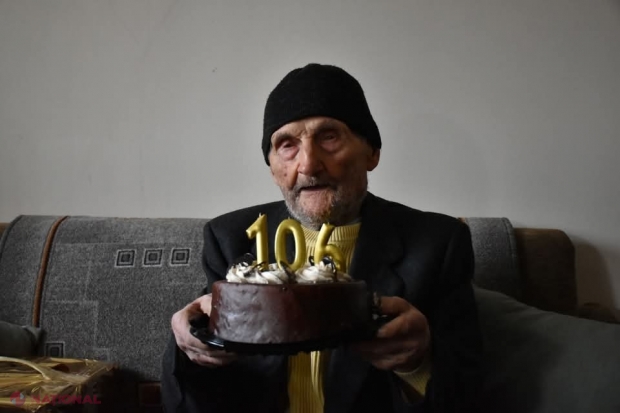 Cel mai vârstnic veteran din R. Moldova a împlinit 106 ani: Felicitat de reprezentanții Armatei Naționale