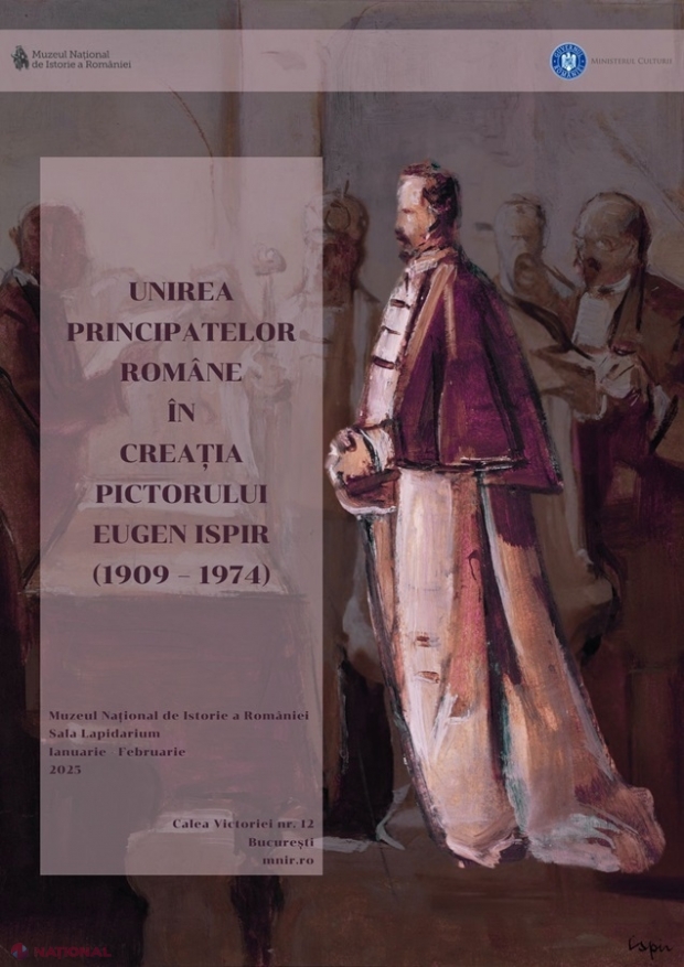 Unirea Principatelor Române - Şase lucrări de artă plastică create de Eugen Ispir, expuse pentru prima dată la Muzeul Naţional de Istorie a României