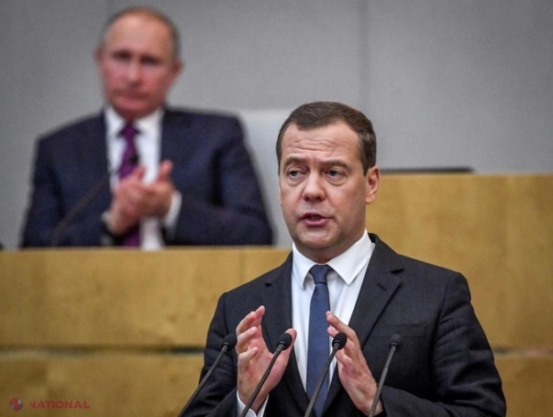 Reacție ISTERICĂ a lui Dmitri Medvedev, după ce prim-ministrul Recean a spus că Putin și alți oficiali ruși sunt INTERZIȘI în R. Moldova. „Nimeni nu merge acolo acum. Poate cândva, mai târziu... Moldova nu mai există ca țară”