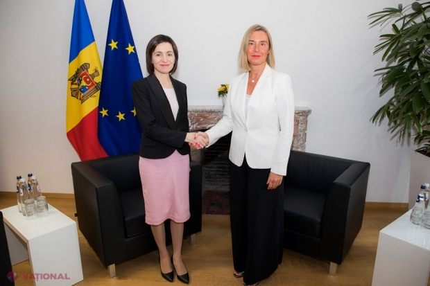 Întâlnire Sandu-Mogherini, la Bruxelles: UE ar putea acorda două tranșe din ajutorul macrofinanciar până la finele anului 2019