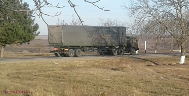 FOTO // Mișcări SUSPECTE în Transnistria: Mașini pline cu ARMAMENT, duse de la Cobasna la Tiraspol