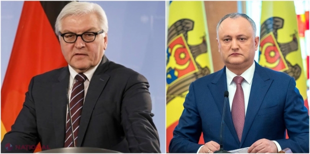 Președintele Germaniei l-a telefonat pe Dodon să-i spună că actualul Guvern de la Chișinău „reprezintă un puternic factor de stabilitate” și că fără restabilirea relațiilor cu Federația Rusă nu va putea fi rezolvată problema transnistreană