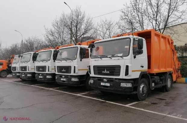 Zece MILIOANE de lei pentru zece autospeciale cu care va fi evacuat gunoiul din Chișinău